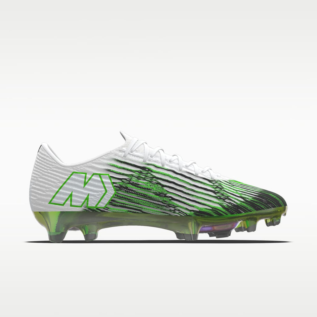 Nike Mercurial Superfly 11 Elite By You Custom Firm-Ground Low-Top Soccer Cleats - White/White - Image 3