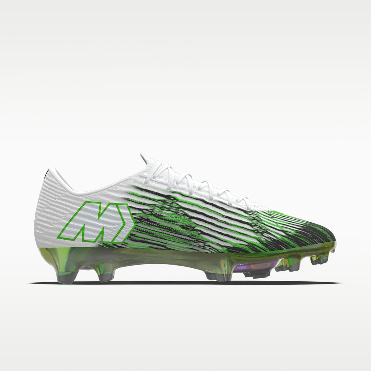 Nike Mercurial Superfly 11 Elite By You Custom Firm-Ground Low-Top Soccer Cleats - White/White - Image 3