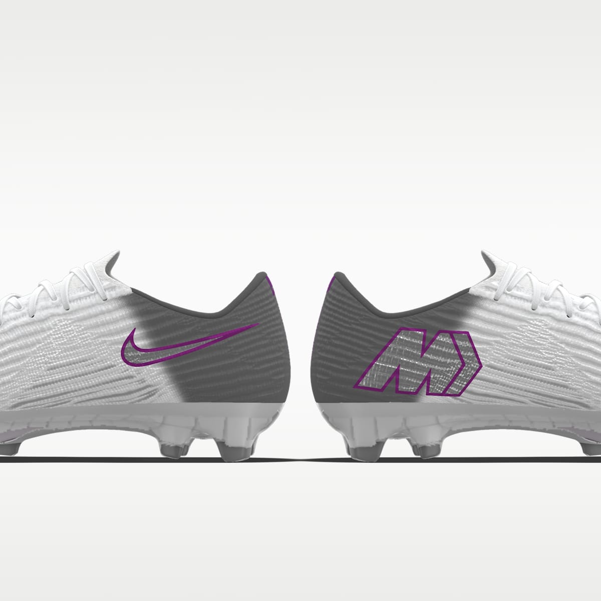 Nike Mercurial Superfly 11 Elite By You Custom Firm-Ground Low-Top Soccer Cleats - White/White - Image 7