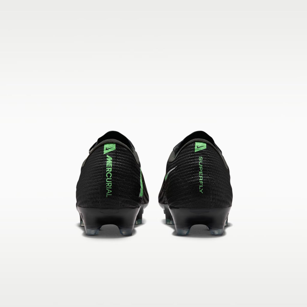 Women's Nike Mercurial Superfly 11 Elite Firm-Ground Low-Top Soccer Cleats - Black/Black/Illusion Green