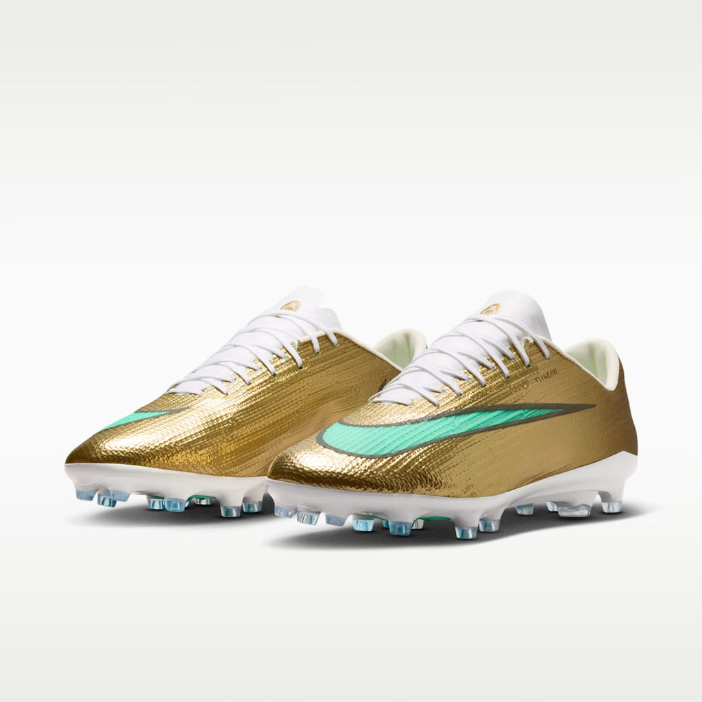 Nike Mercurial Superfly 11 Pro "Kylian Mbappé" Artificial-Grass Low-Top Soccer Cleats - Metallic Gold/Green Glow - Image 5