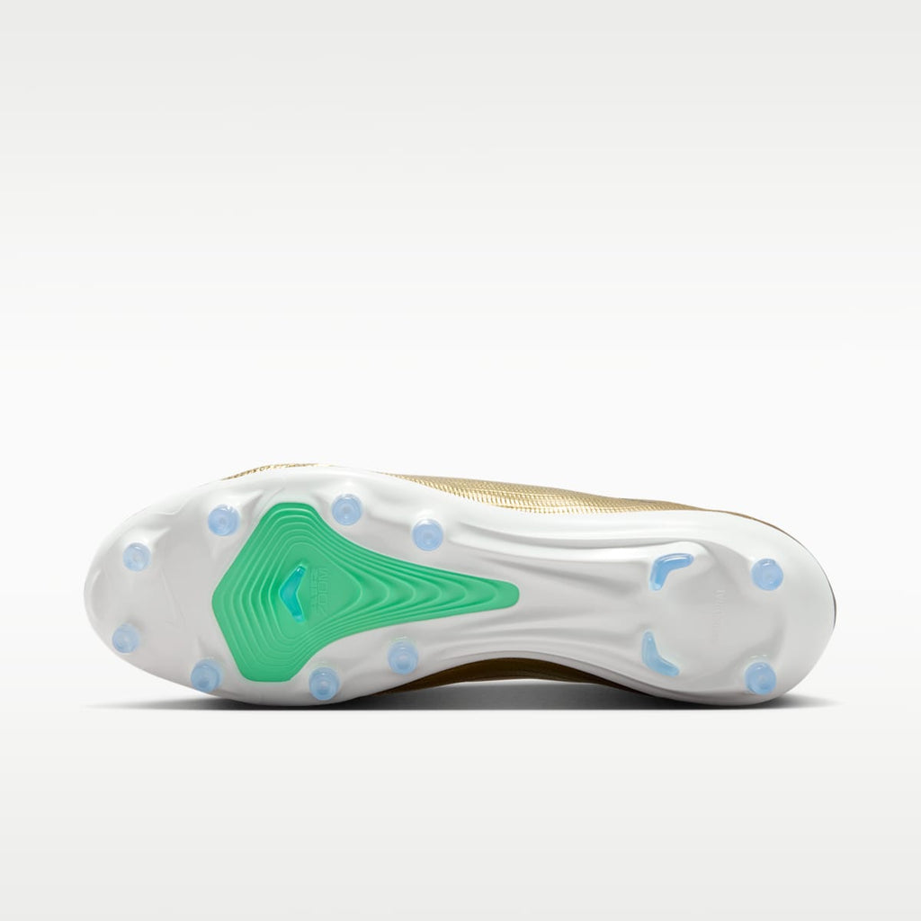 Nike Mercurial Superfly 11 Pro "Kylian Mbappé" Artificial-Grass Low-Top Soccer Cleats - Metallic Gold/Green Glow - Image 2