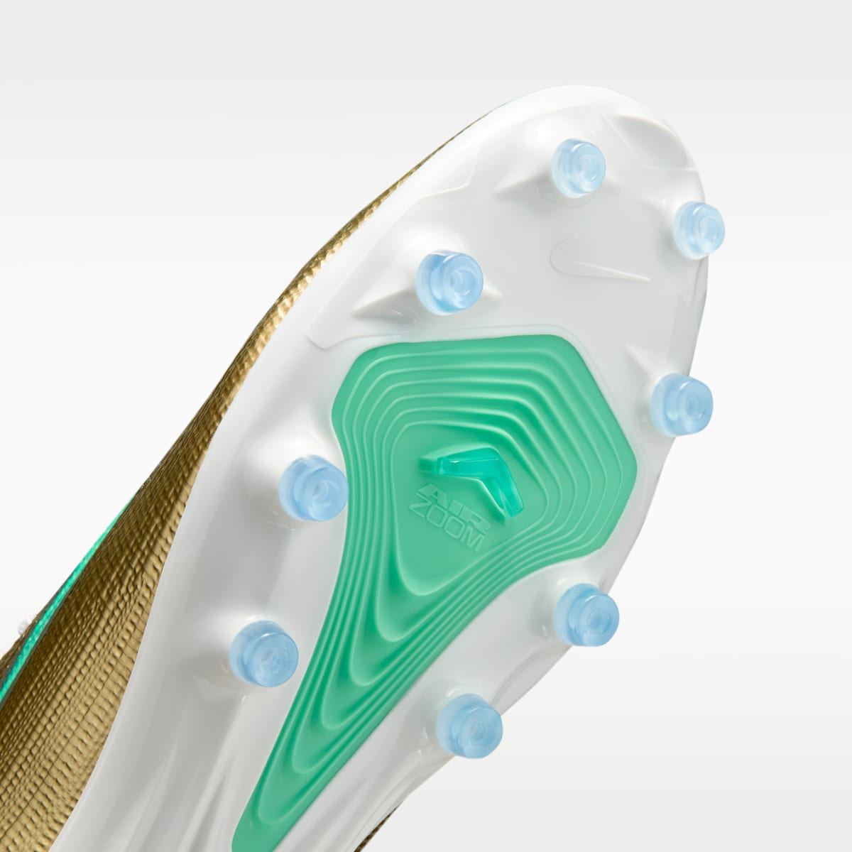 Nike Mercurial Superfly 11 Pro "Kylian Mbappé" Artificial-Grass Low-Top Soccer Cleats - Metallic Gold/Green Glow - Image 7