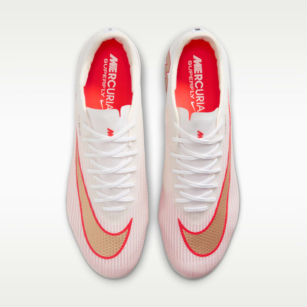 Nike Mercurial Superfly 11 Pro Artificial-Grass Low-Top Soccer Cleats - White/Bright Crimson/Blur - Image 4
