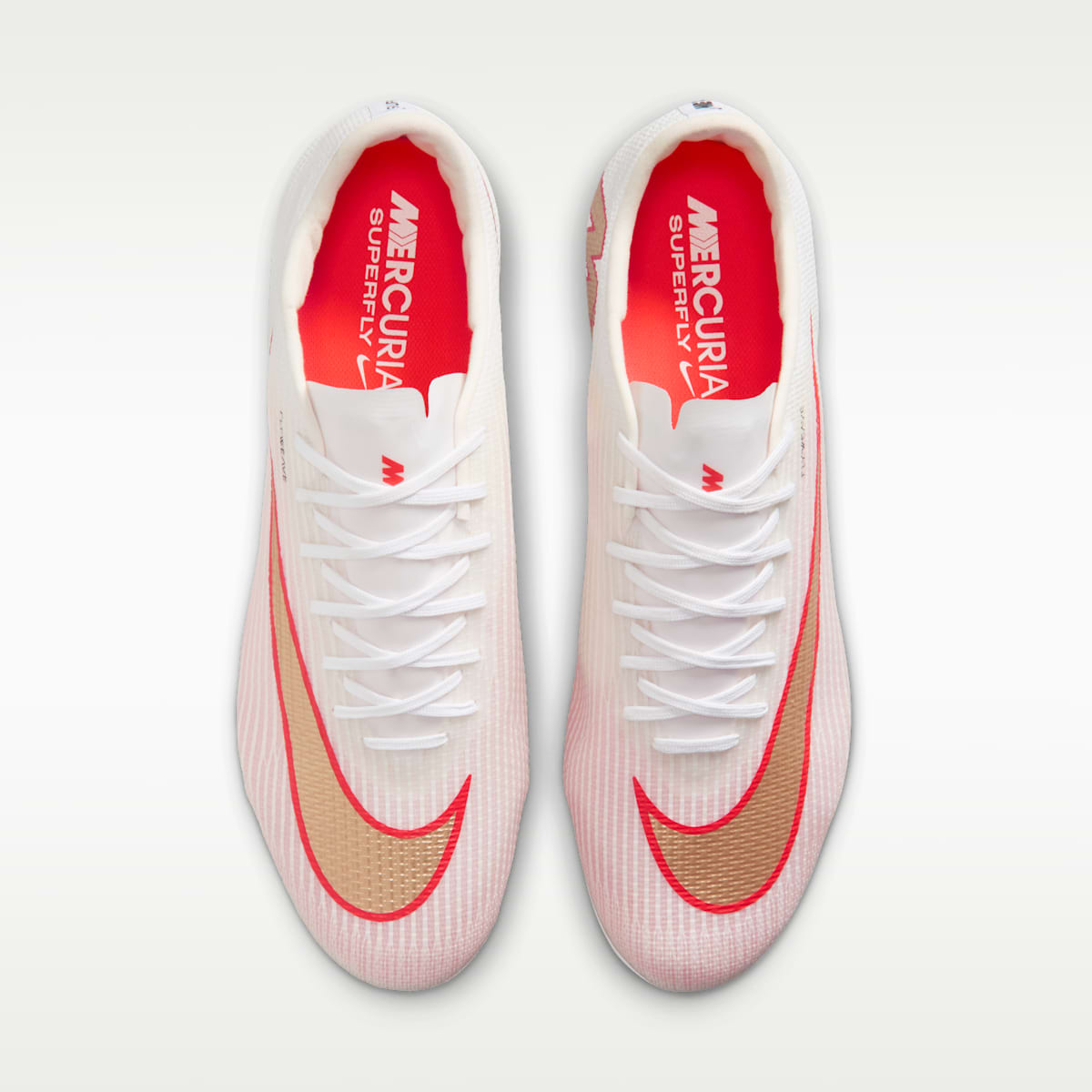 Nike Mercurial Superfly 11 Pro Artificial-Grass Low-Top Soccer Cleats - White/Bright Crimson/Blur - Image 4