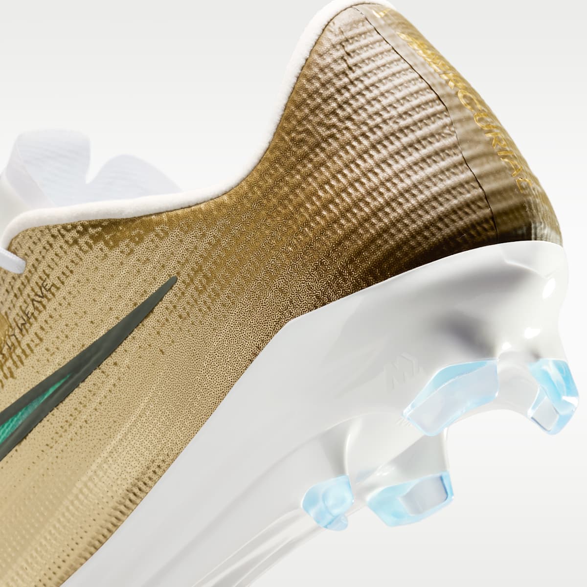 Nike Mercurial Superfly 11 Pro "Kylian Mbappé" Firm-Ground Low-Top Soccer Cleats - Metallic Gold/Green Glow - Image 9