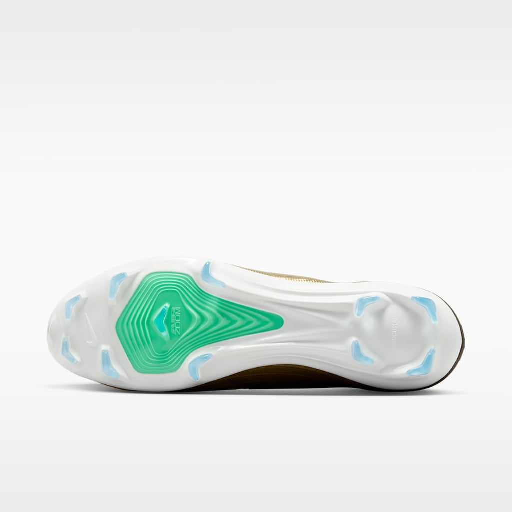 Nike Mercurial Superfly 11 Pro "Kylian Mbappé" Firm-Ground Low-Top Soccer Cleats - Metallic Gold/Green Glow - Image 2
