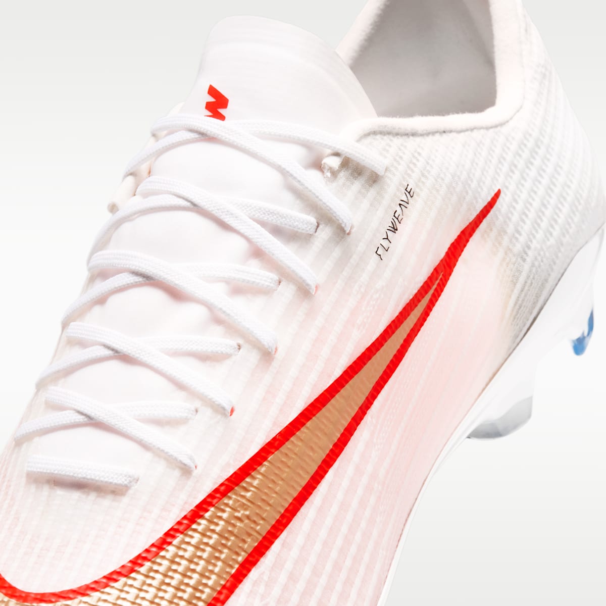 Nike Mercurial Superfly 11 Pro Firm-Ground Low-Top Soccer Cleats - White/Bright Crimson/Blur - Image 8