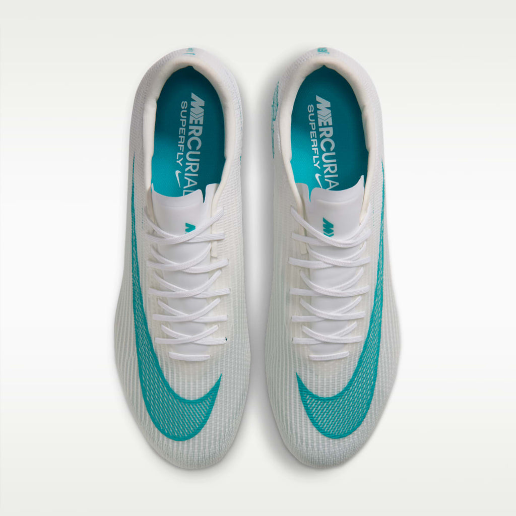 Nike Mercurial Superfly 11 Pro Firm-Ground Low-Top Soccer Cleats - White/Dusty Cactus - Image 4