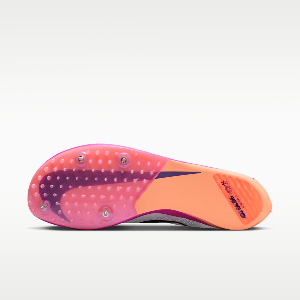 Nike Dragonfly 2 Track & Field Distance Spikes - White/Hyper Turquoise/Fire Pink/Obsidian - Image 2