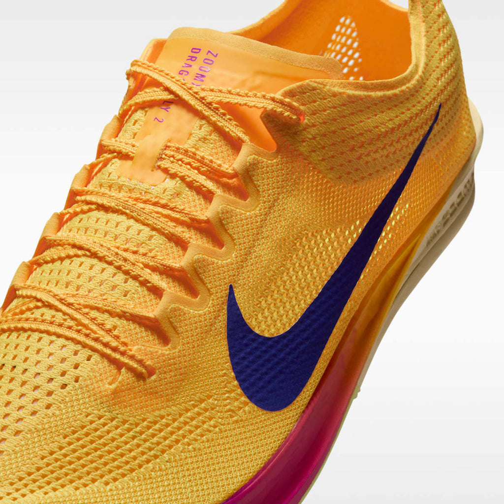 Nike Dragonfly 2 Track & Field Distance Spikes - Citron Pulse/Vivid Purple/Indigo Burst - Image 8