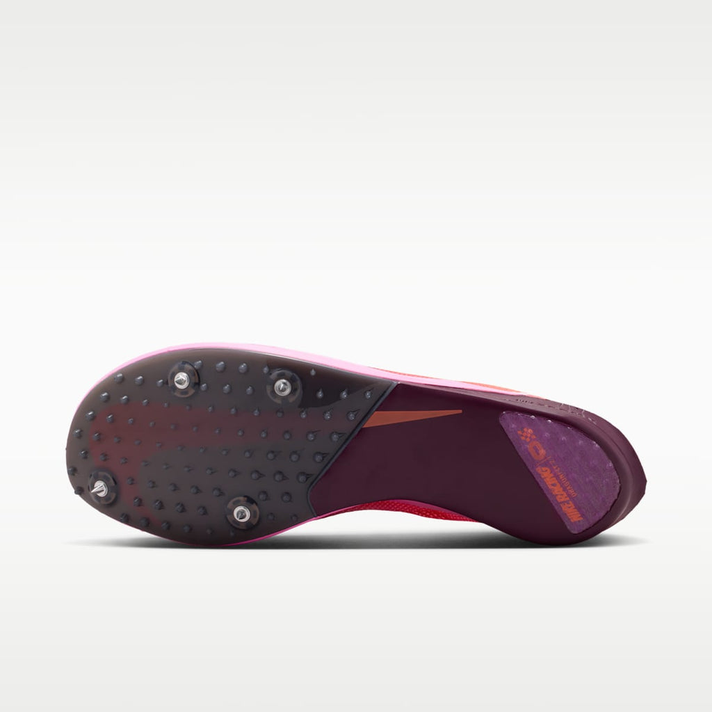 Women's Nike Dragonfly 2 Track & Field Distance Spikes - Bright Crimson/Hyper Crimson/Pink Spell/White