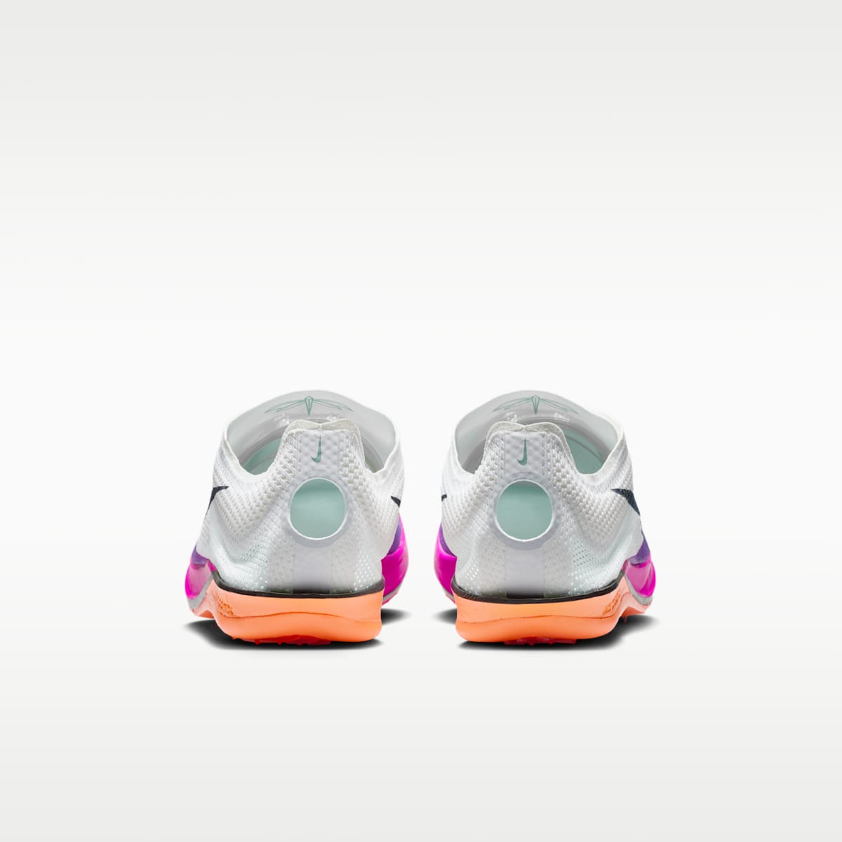 Nike Dragonfly 2 Elite Track & Field Distance Spikes - White/Hyper Violet/Bright Crimson/Obsidian - Image 6
