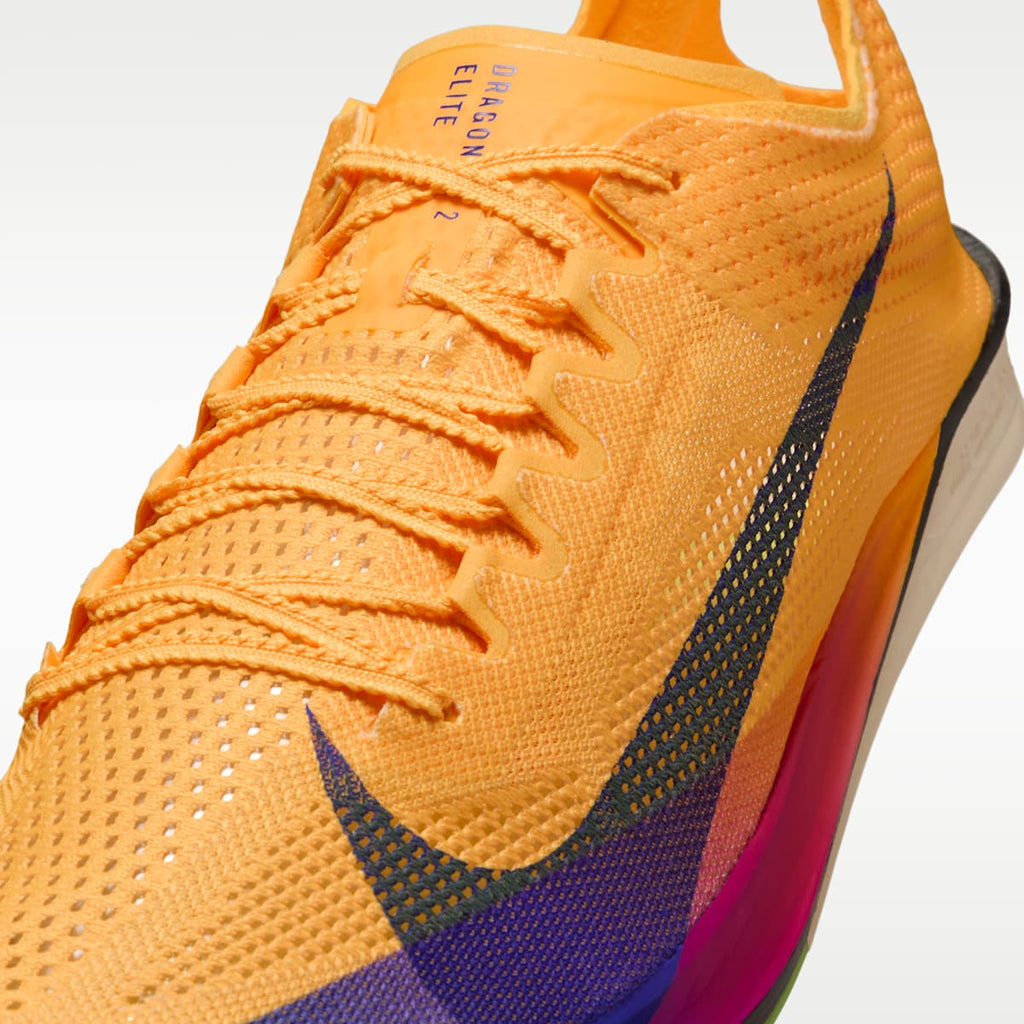 Women's Nike Dragonfly 2 Elite Track & Field Distance Spikes - Citron Pulse/Volt Ice/Laser Orange/Indigo Burst