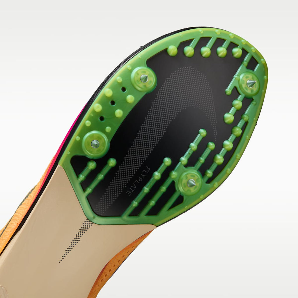 Nike Dragonfly 2 Elite Track & Field Distance Spikes - Citron Pulse/Volt Ice/Laser Orange/Indigo Burst - Image 7