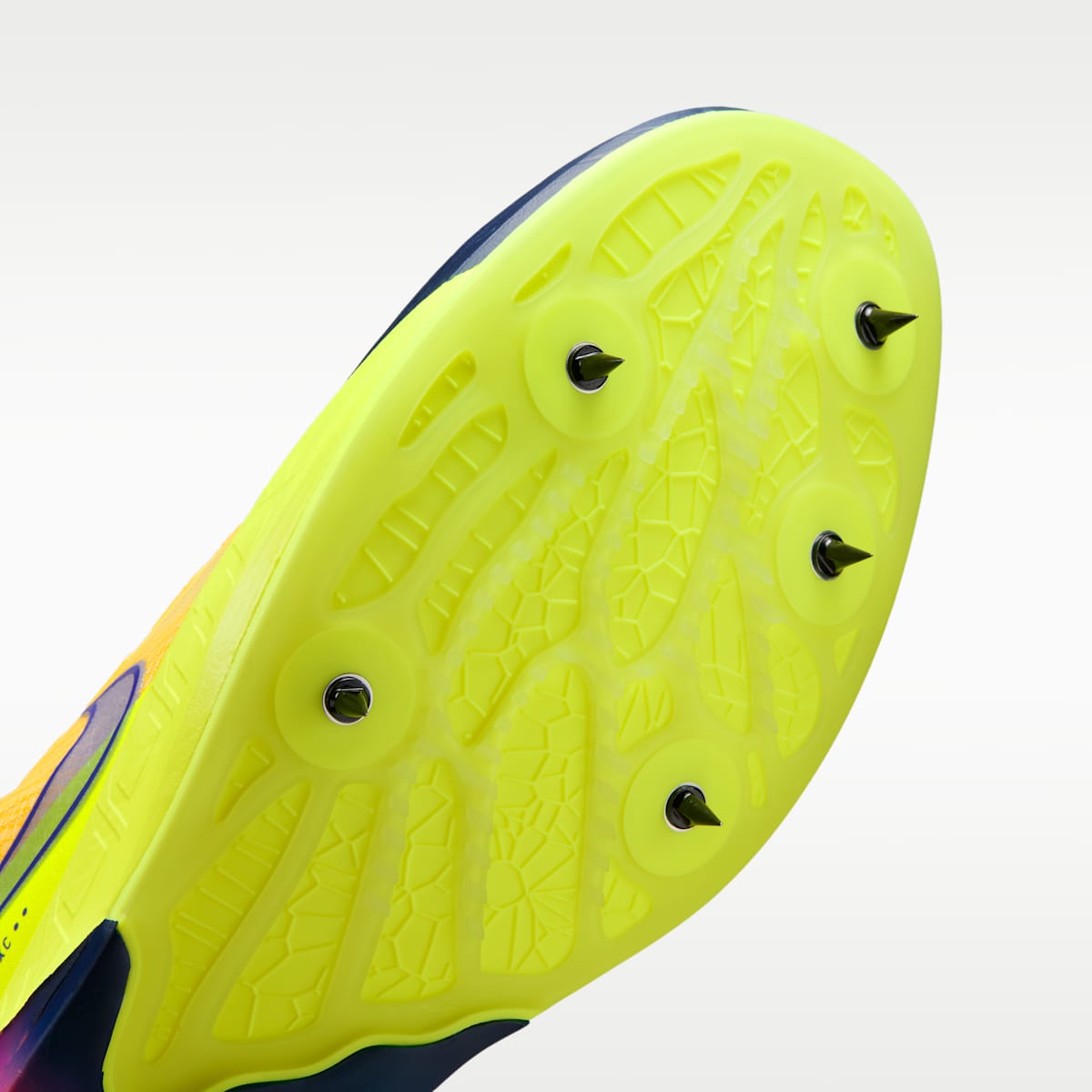 Nike Dragonfly XC 2 Cross-Country Spikes - Citron Pulse/Blue Void/Hyper Violet/Indigo Burst - Image 7