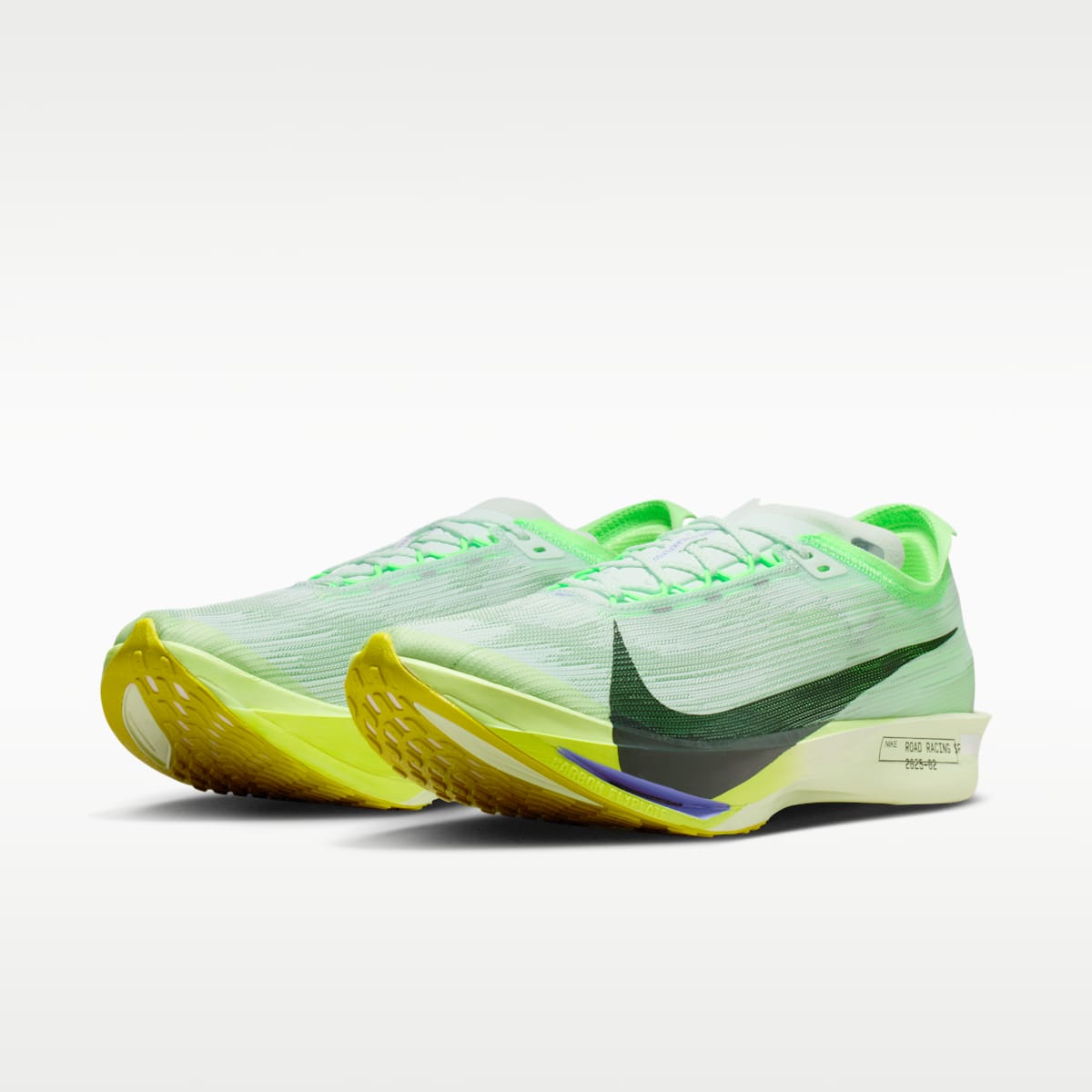 Women's Nike Streakfly 2 Road Racing Shoes - Barely Green/Volt Ice/Sapphire/Black Spruce