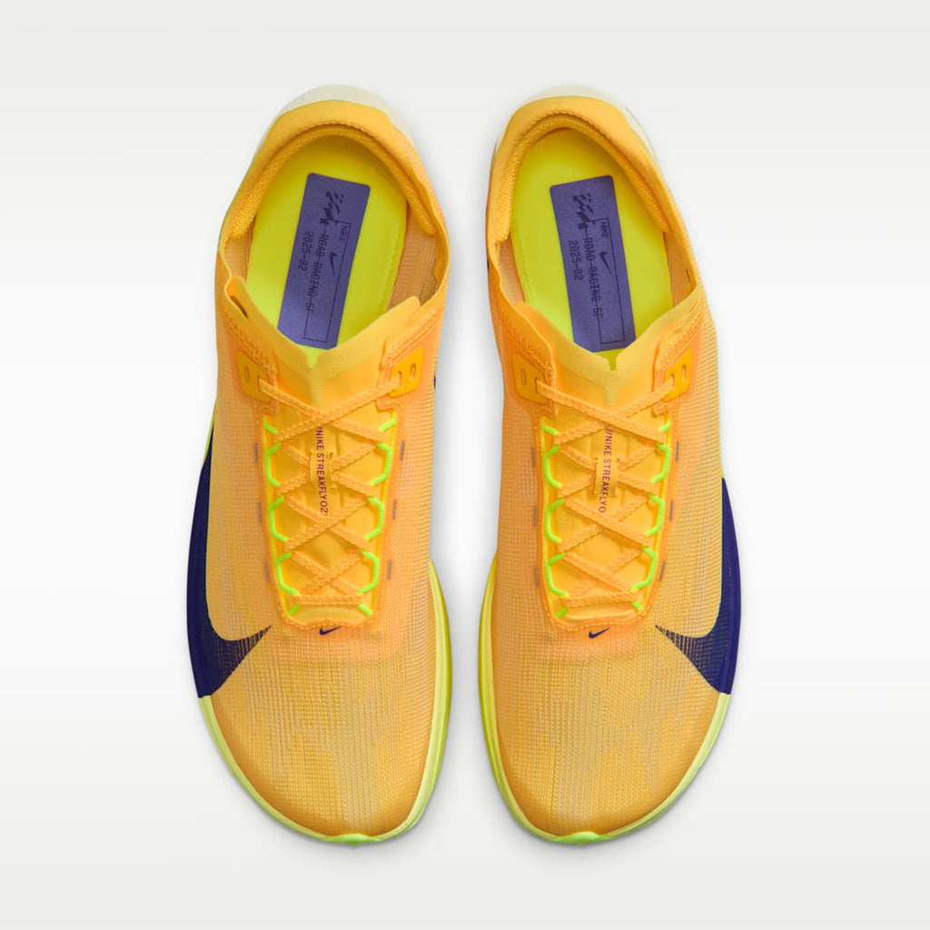 Nike Streakfly 2 Road Racing Shoes - Citron Pulse/Volt Ice/Hyper Violet/Indigo Burst - Image 4
