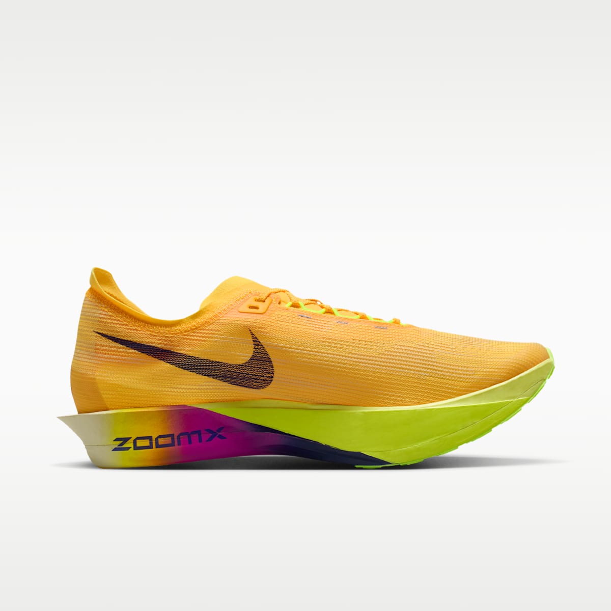 Nike Streakfly 2 Road Racing Shoes - Citron Pulse/Volt Ice/Hyper Violet/Indigo Burst - Image 3