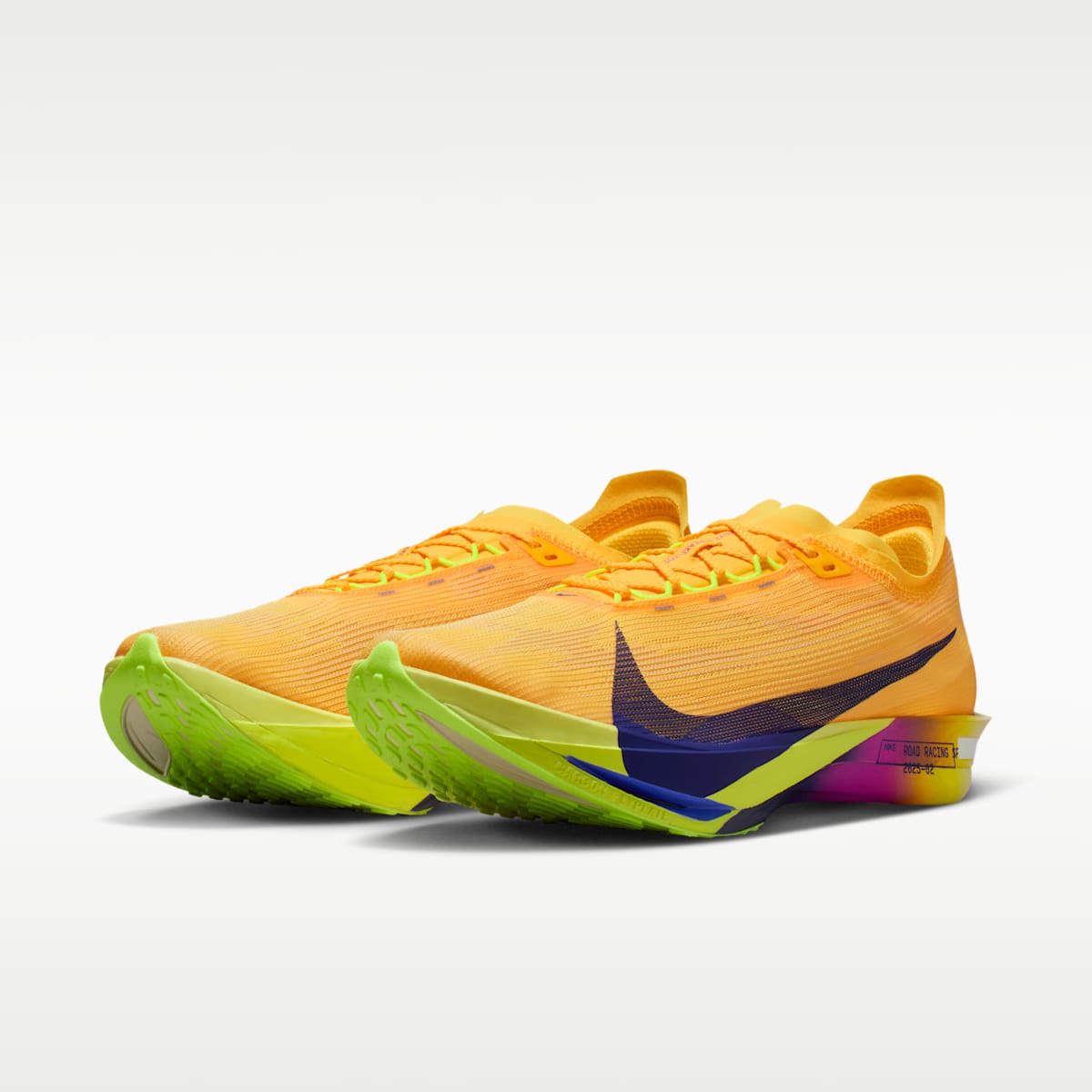 Nike Streakfly 2 Road Racing Shoes - Citron Pulse/Volt Ice/Hyper Violet/Indigo Burst - Image 5