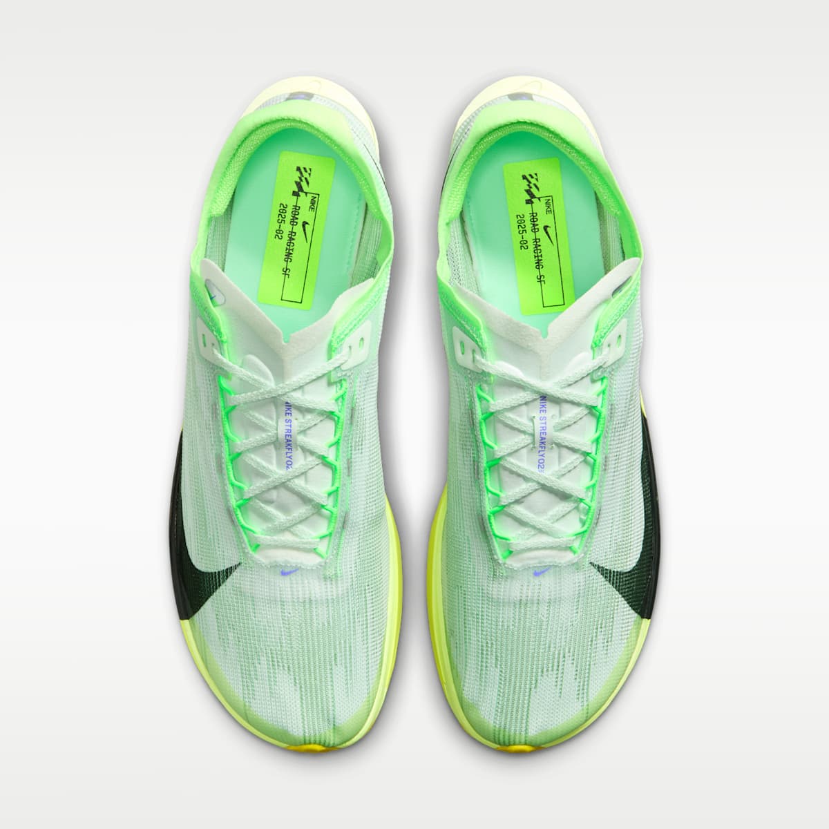 Nike Streakfly 2 Road Racing Shoes - Barely Green/Volt Ice/Sapphire/Black Spruce - Image 4