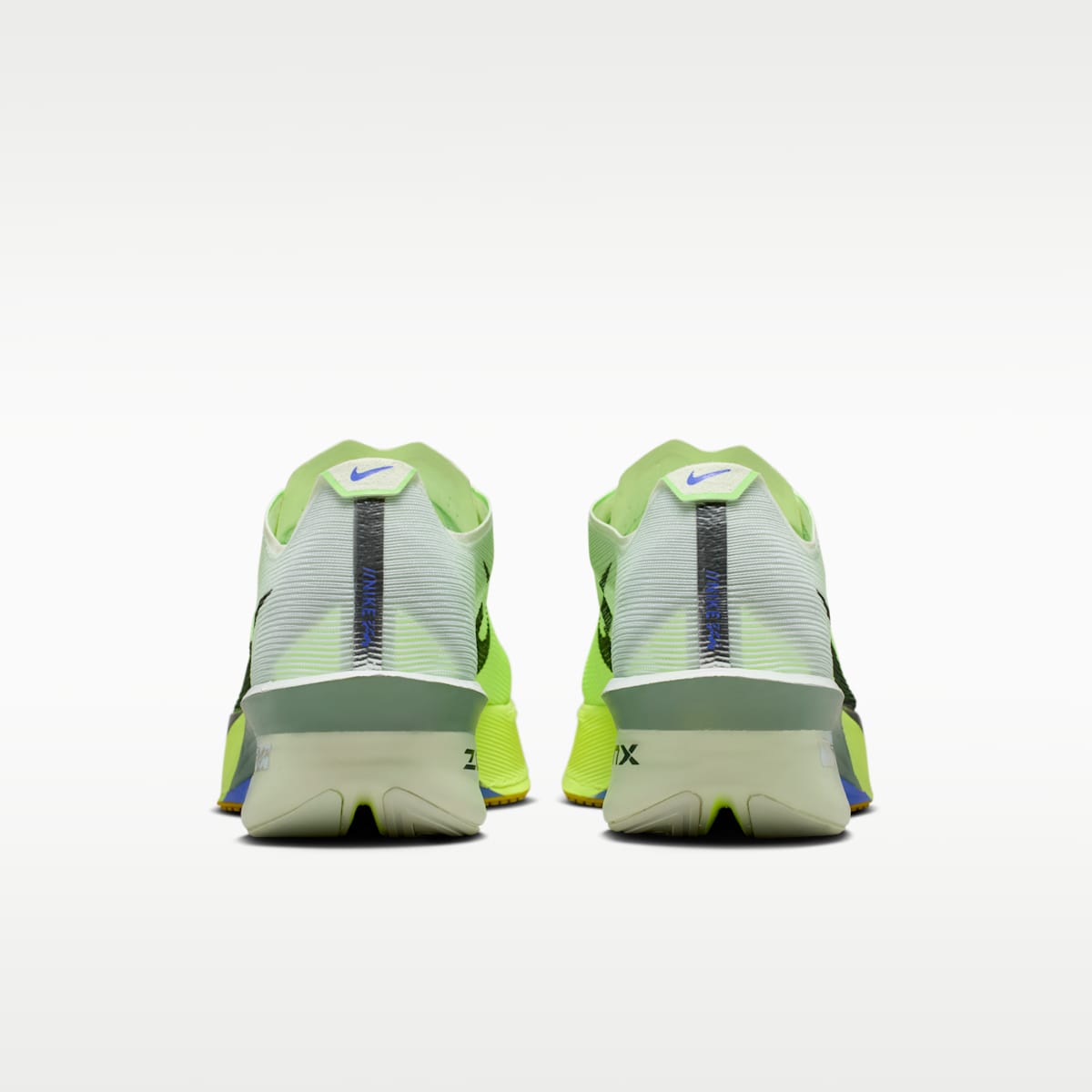 Nike Vaporfly 4 Men's Road Racing Shoes - Barely Green/Volt Tint/Sapphire/Black Spruce - Image 6
