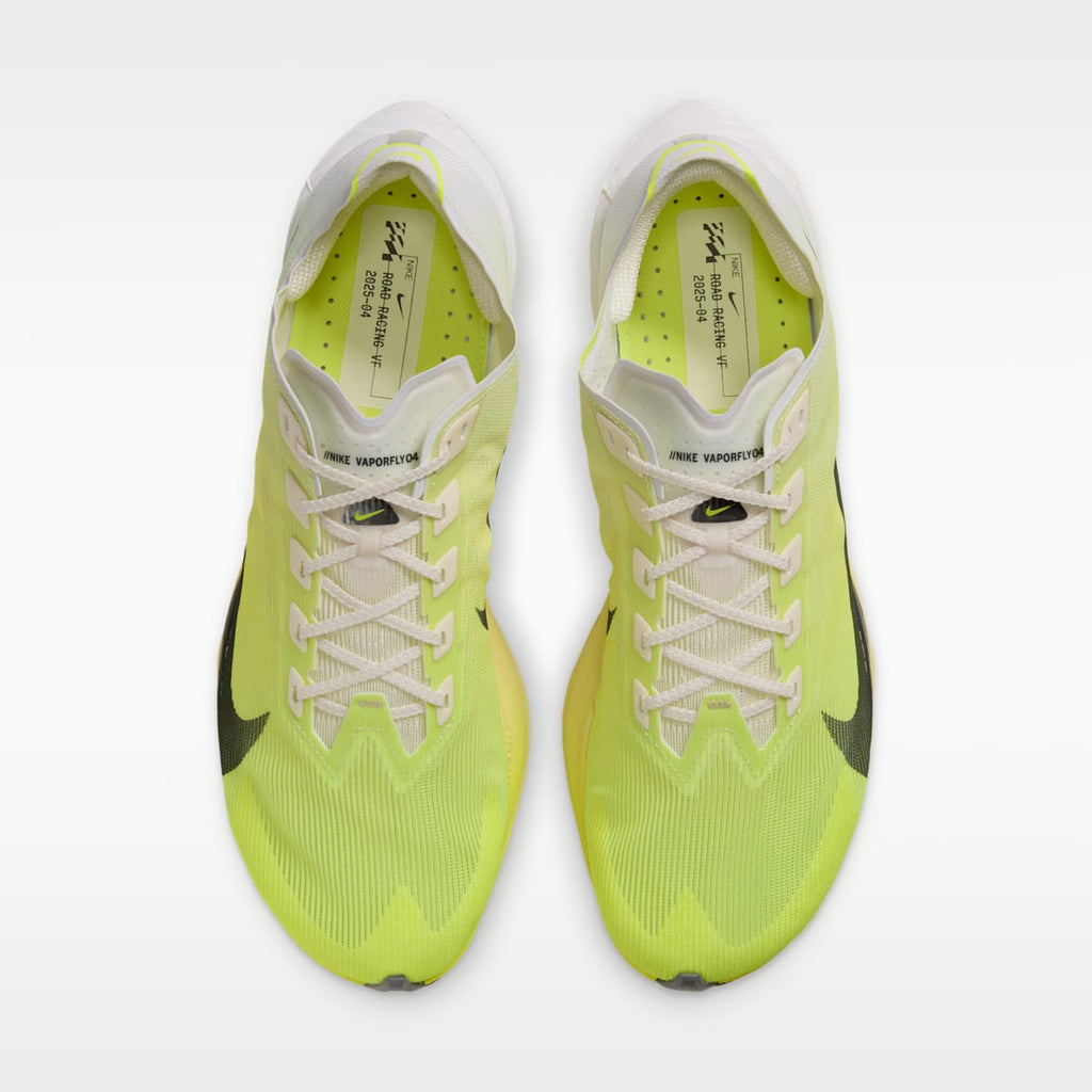 Nike Vaporfly 4 Men's Road Racing Shoes - White/Lemon Venom/Lemon Chiffon/Anthracite - Image 4