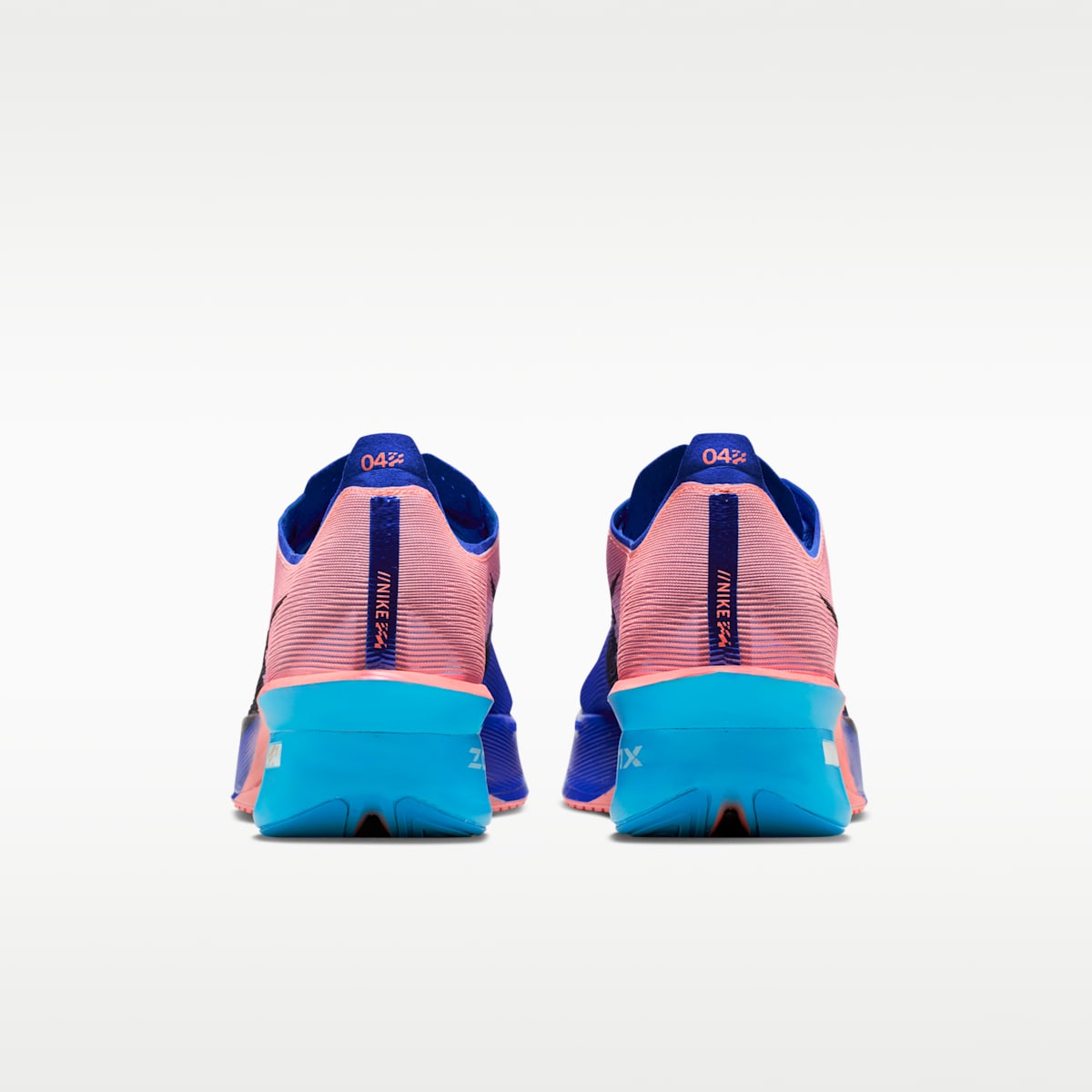 Nike Vaporfly 4  Men's Road Racing Shoes - Racer Blue/Blue Lightning/Atomic Pink/White - Image 6