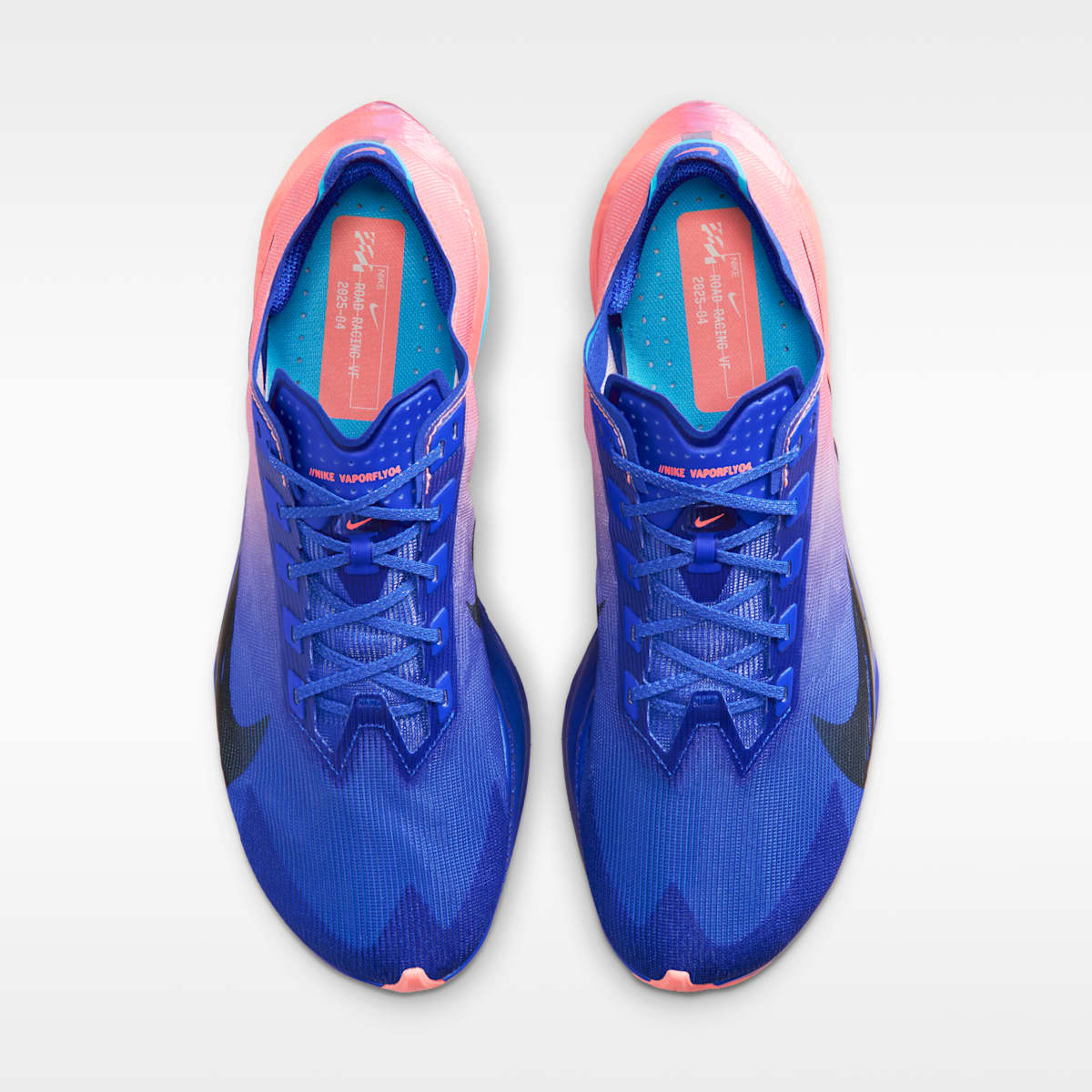 Nike Vaporfly 4  Men's Road Racing Shoes - Racer Blue/Blue Lightning/Atomic Pink/White - Image 4