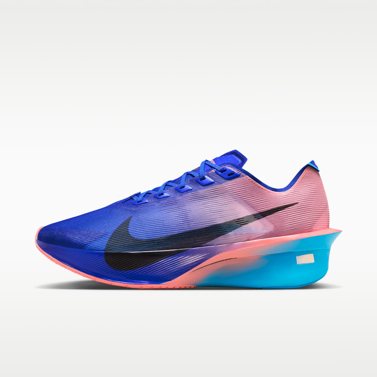 Nike Vaporfly 4  Men's Road Racing Shoes - Racer Blue/Blue Lightning/Atomic Pink/White - Image 1