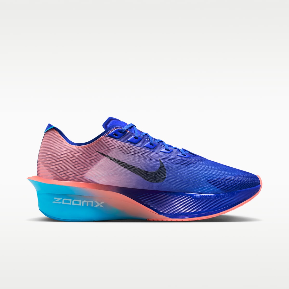 Nike Vaporfly 4  Men's Road Racing Shoes - Racer Blue/Blue Lightning/Atomic Pink/White - Image 3