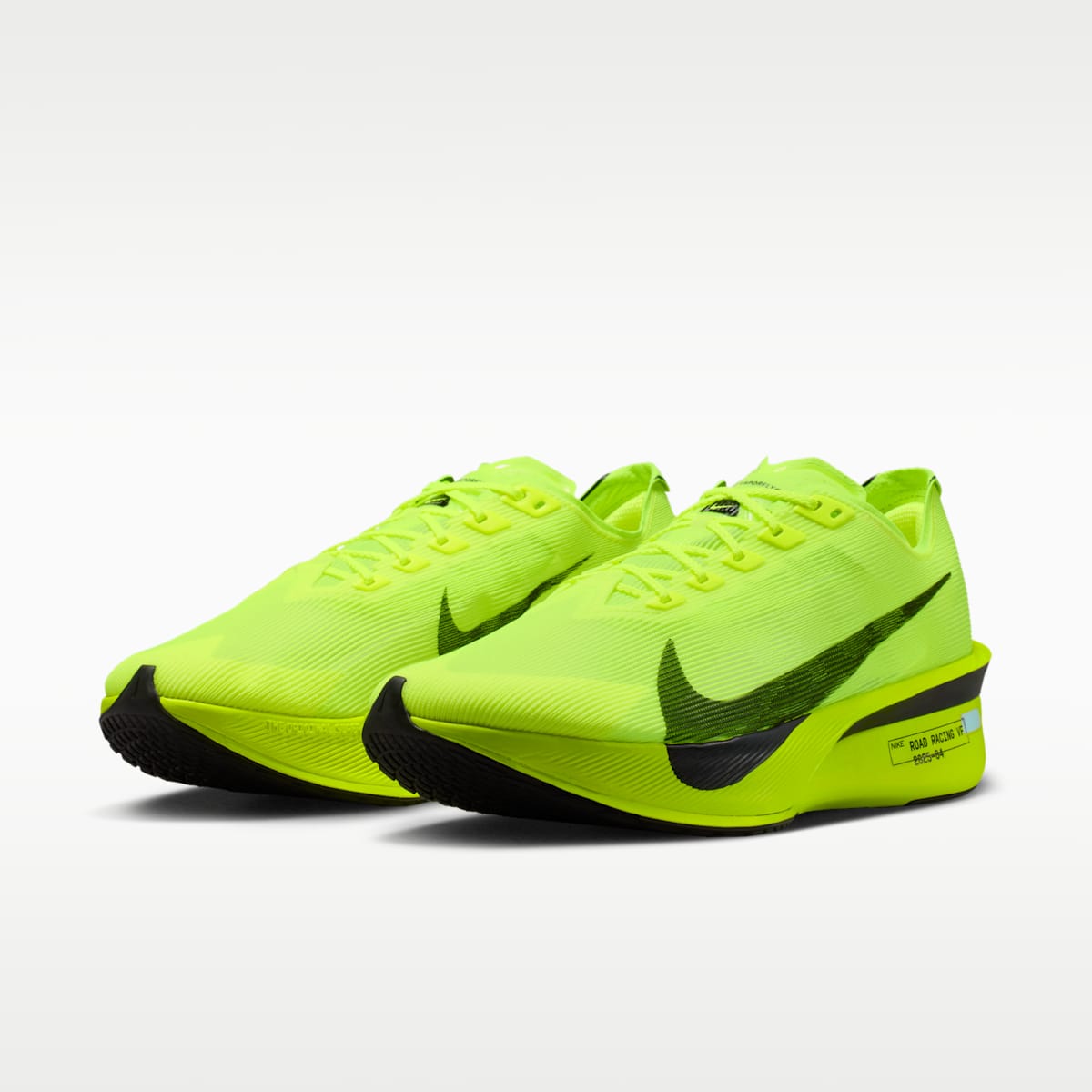 Nike Vaporfly 4 Men's Road Racing Shoes - Volt/Black - Image 5