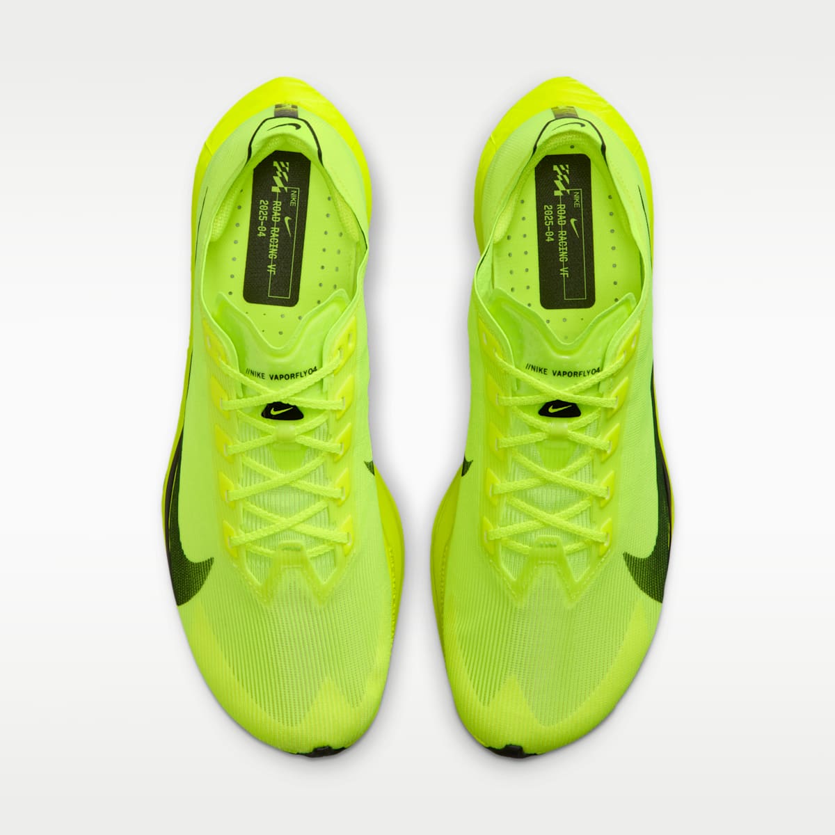 Nike Vaporfly 4 Men's Road Racing Shoes - Volt/Black - Image 4