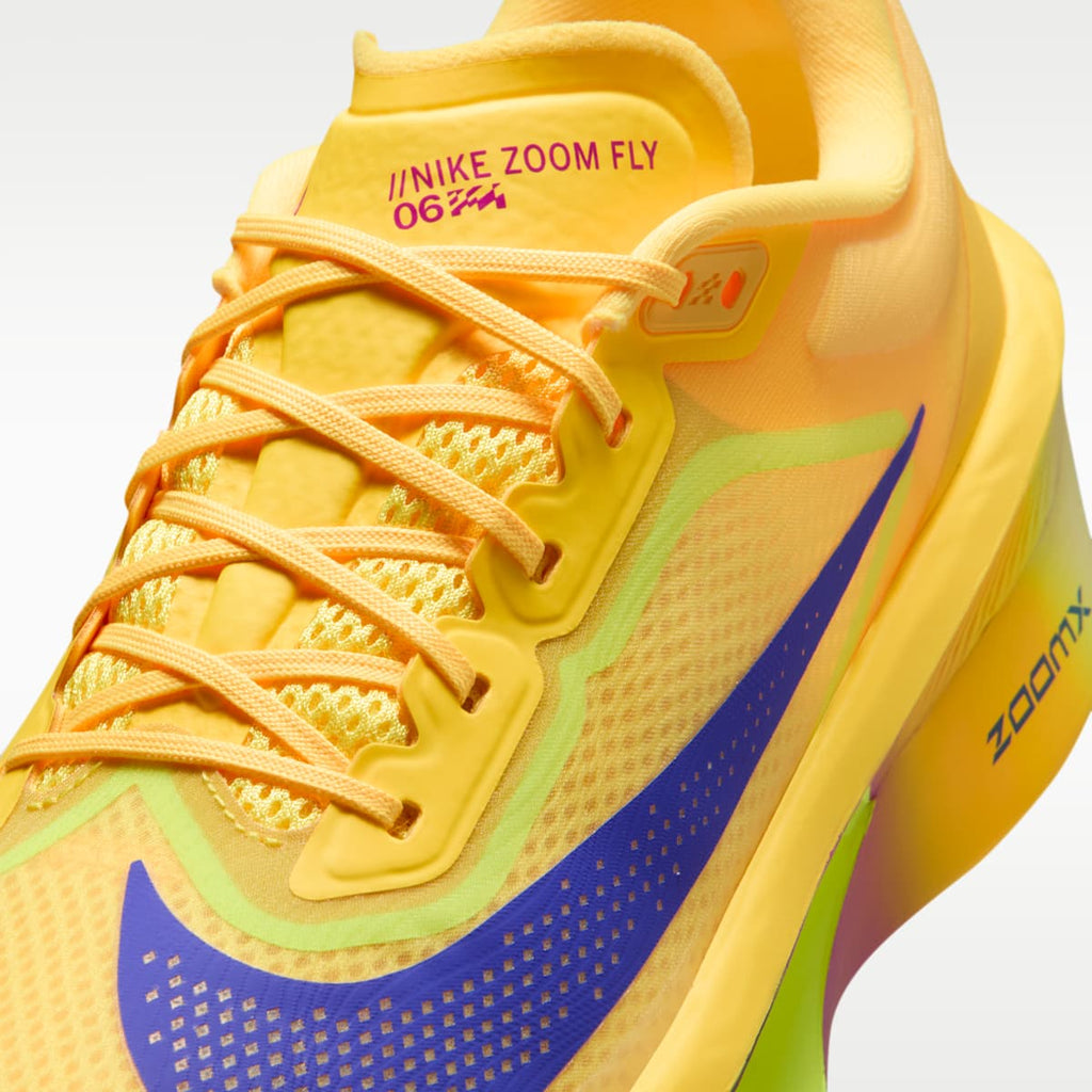 Nike Zoom Fly 6 Men's Road Racing Shoes - Citron Pulse/Volt Ice/Hyper Violet/Indigo Burst - Image 7