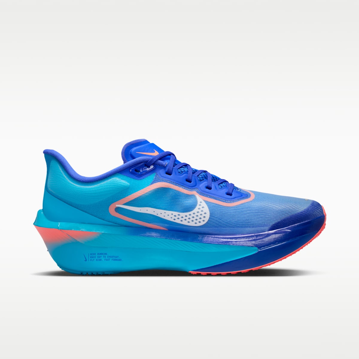 Nike Zoom Fly 6 Men's Road Racing Shoes - Racer Blue/Blue Lightning/Atomic Pink/White - Image 3