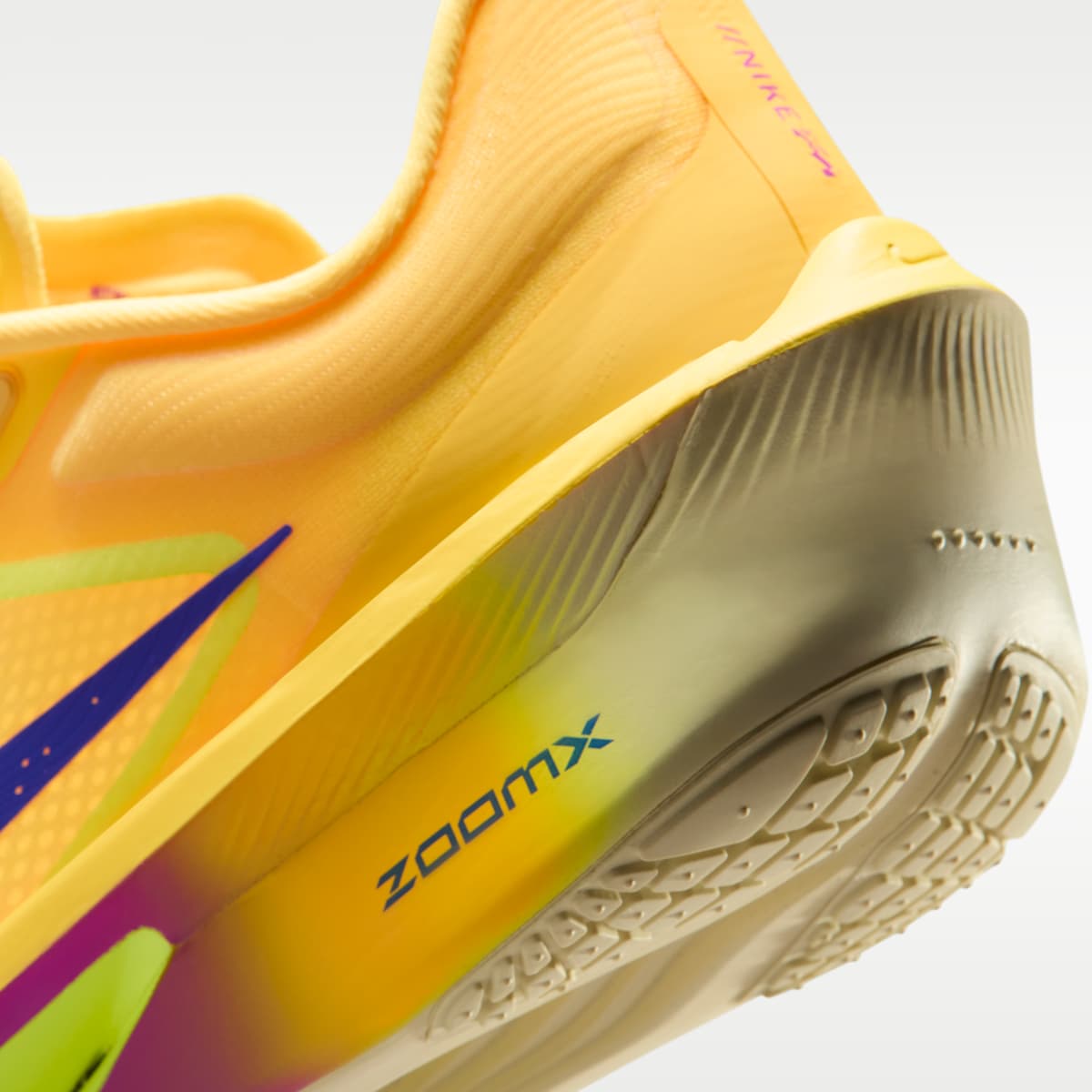 Nike Zoom Fly 6 Men's Road Racing Shoes - Citron Pulse/Volt Ice/Hyper Violet/Indigo Burst - Image 8