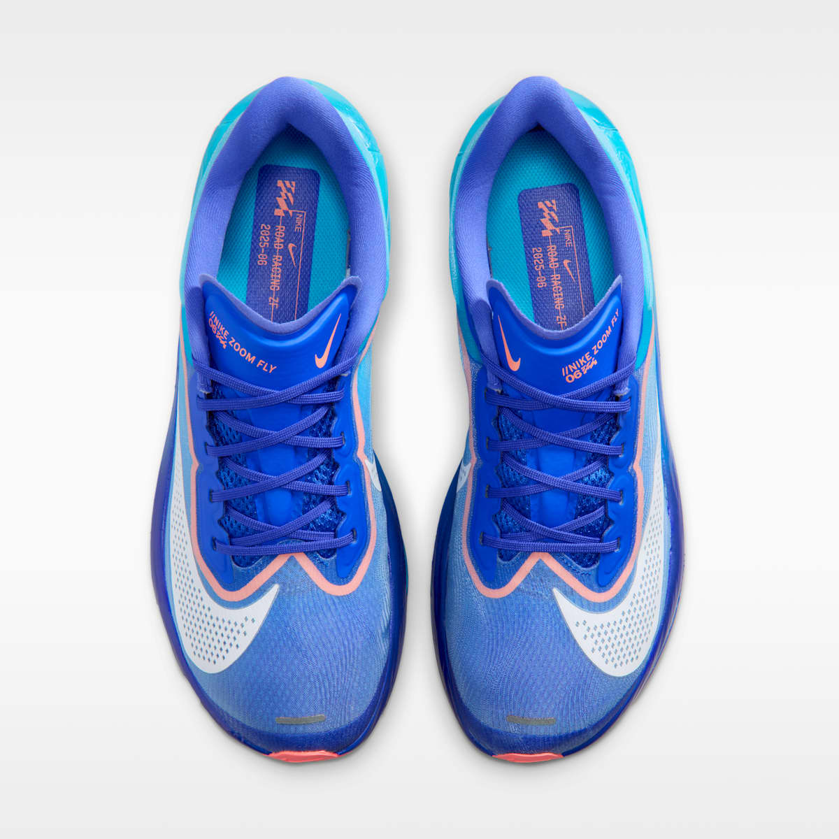 Nike Zoom Fly 6 Men's Road Racing Shoes - Racer Blue/Blue Lightning/Atomic Pink/White - Image 4