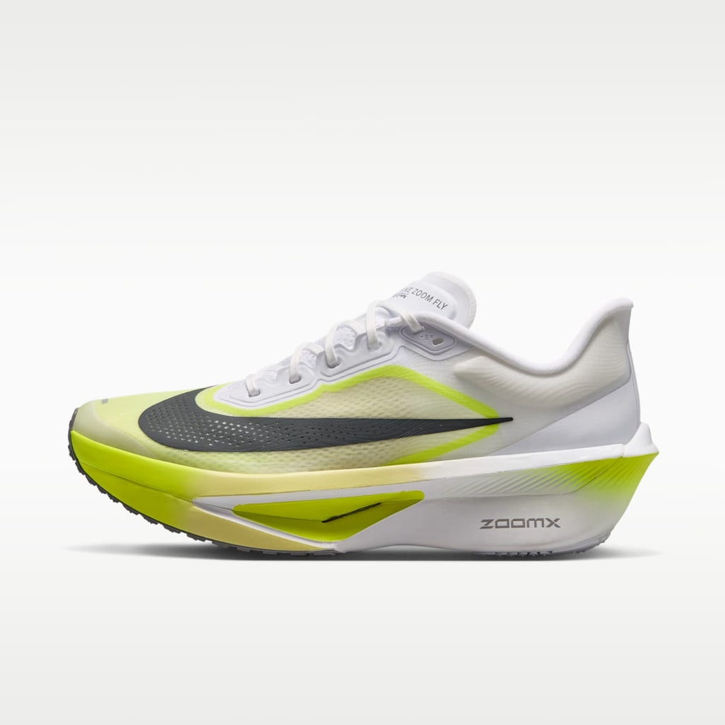 Nike Zoom Fly 6 Men's Road Racing Shoes - White/Lemon Venom/Lemon Chiffon/Anthracite - Image 1