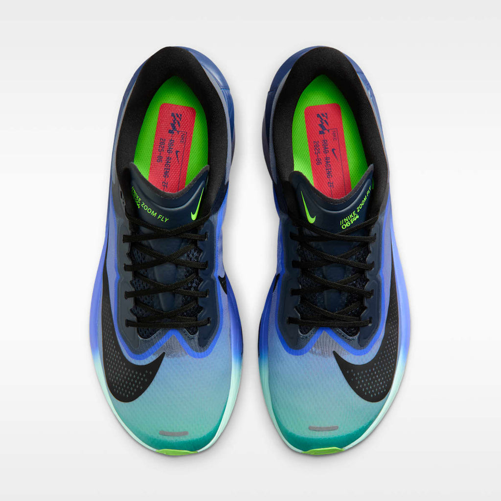 Nike Zoom Fly 6 Glam Men's Road Running Shoes - Dark Obsidian/Racer Blue/Emerald Rise/Black - Image 4