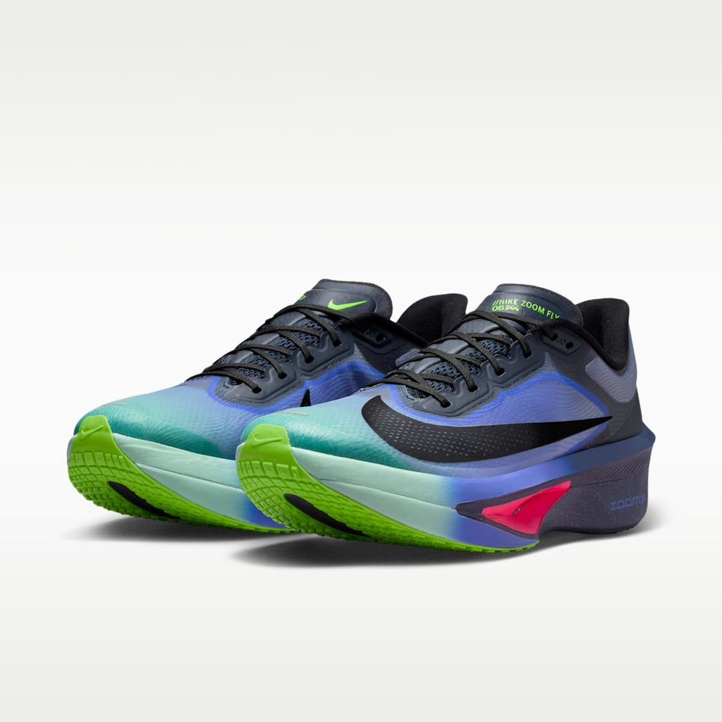 Nike Zoom Fly 6 Glam Men's Road Running Shoes - Dark Obsidian/Racer Blue/Emerald Rise/Black - Image 5