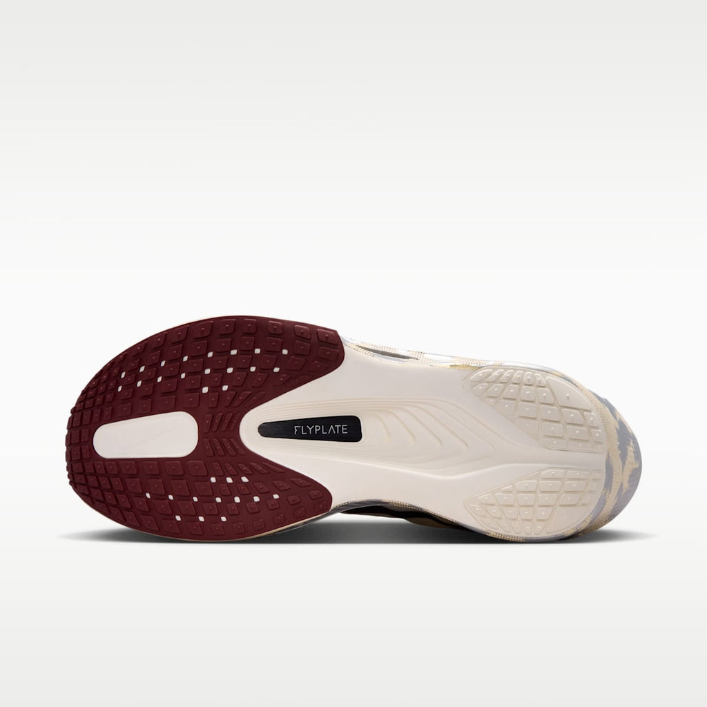 Nike Zoom Fly 6 Men's Road Racing Shoes - Sail/Moon Particle/Phantom/University Red - Image 2
