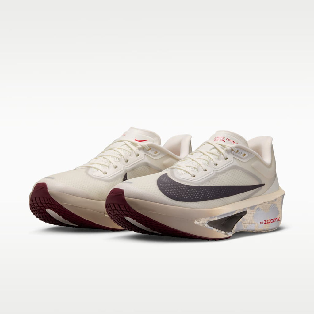 Nike Zoom Fly 6 Men's Road Racing Shoes - Sail/Moon Particle/Phantom/University Red - Image 5