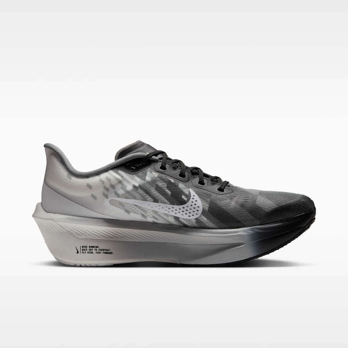 Nike Zoom Fly 6 SE Men's Road Racing Shoes - Black/Smoke Grey/Grey Fog/White - Image 3