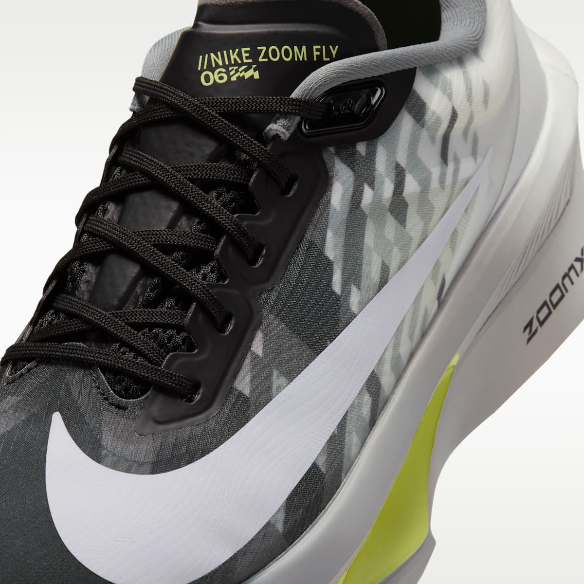 Nike Zoom Fly 6 SE Men's Road Racing Shoes - Black/Smoke Grey/Grey Fog/White - Image 7