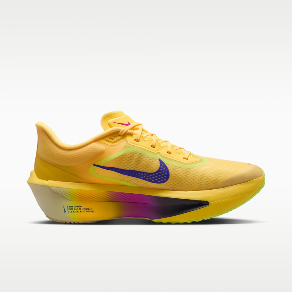 Nike Zoom Fly 6 Men's Road Racing Shoes - Citron Pulse/Volt Ice/Hyper Violet/Indigo Burst - Image 3