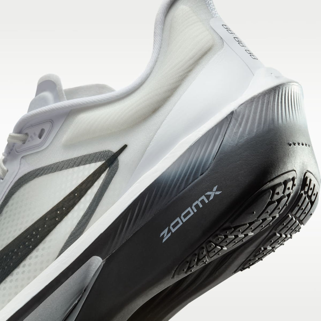 Nike Zoom Fly 6 Men's Road Racing Shoes - White/Smoke Grey/Metallic Silver/Black - Image 8
