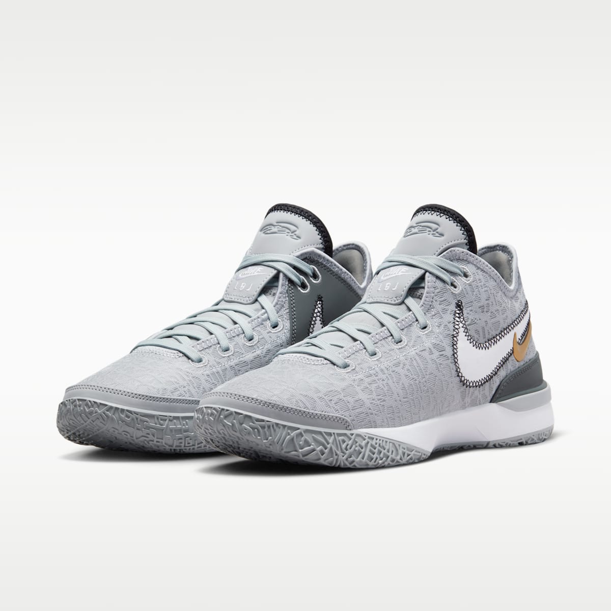 Women's LeBron NXXT Gen Basketball Shoes - Wolf Grey/Iron Grey/Black/White
