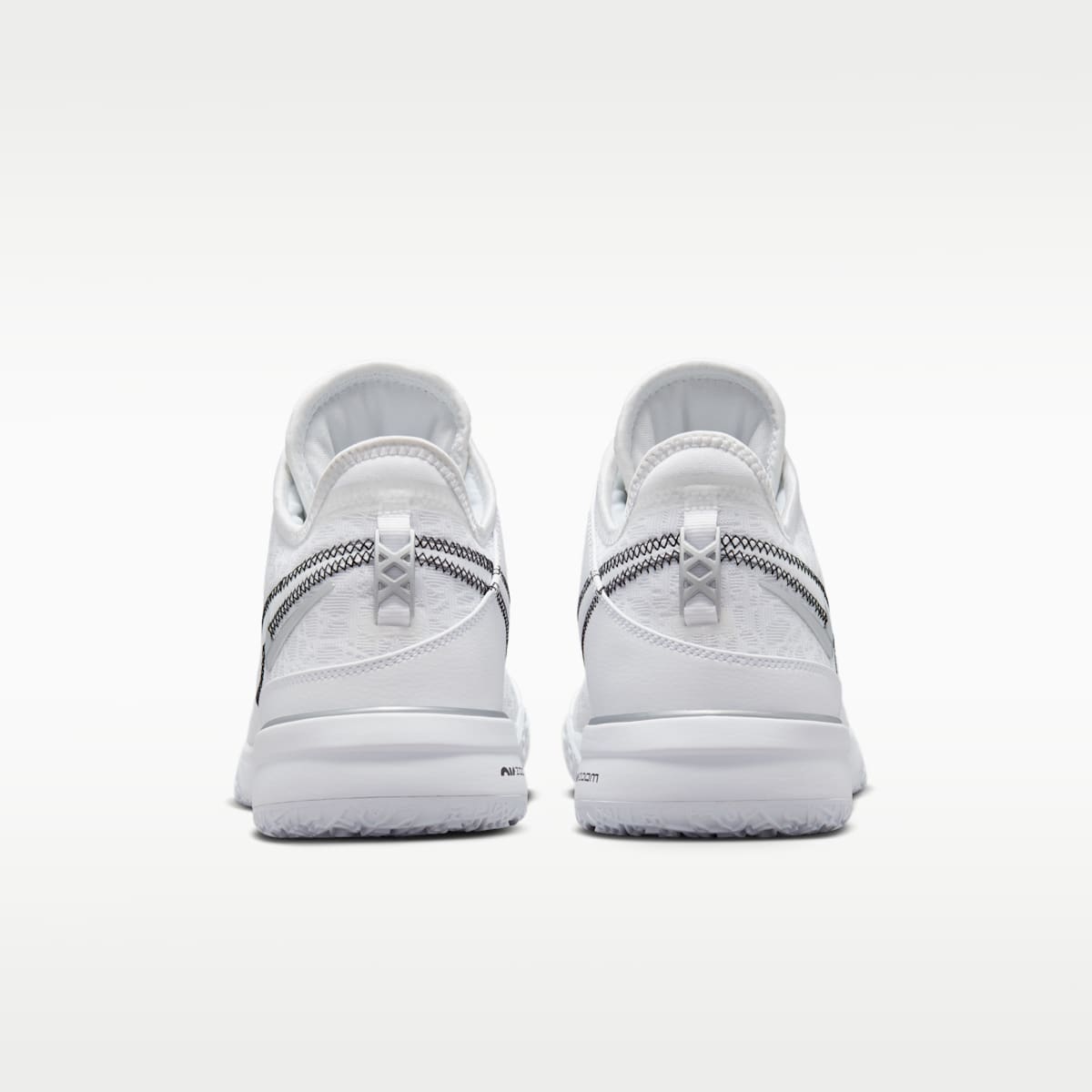 LeBron NXXT Gen Basketball Shoes - White/Black/Metallic Silver - Image 6