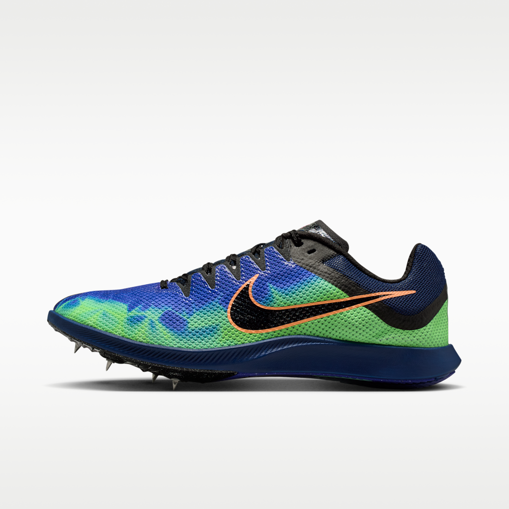 Women's Nike Zoom Rival Distance Glam Track & Field Distance Spikes - Dark Obsidian/Indigo Burst/Green/Black