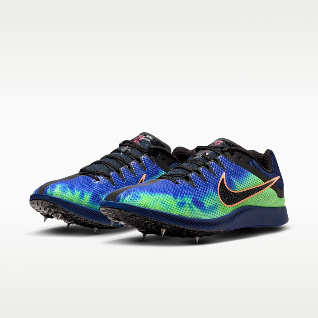 Nike Zoom Rival Distance Glam Track & Field Distance Spikes - Dark Obsidian/Indigo Burst/Green/Black - Image 5